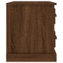 Oak brown bedside table 60x39x45 cm by vidaXL, Nightstands - Ref: Foro24-816367, Price: 59,00 €, Discount: %