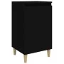 Mesita de noche madera contrachapada negro 40x35x70 cm de vidaXL, Mesitas de noche - Ref: Foro24-819630, Precio: 45,47 €, Des...