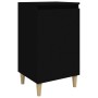 Schwarzer Nachttisch aus Sperrholz, 40 x 35 x 70 cm von vidaXL, Nachttische - Ref: Foro24-819630, Preis: 45,99 €, Rabatt: %