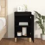 Mesita de noche madera contrachapada negro 40x35x70 cm de vidaXL, Mesitas de noche - Ref: Foro24-819630, Precio: 45,47 €, Des...