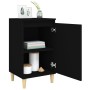 Schwarzer Nachttisch aus Sperrholz, 40 x 35 x 70 cm von vidaXL, Nachttische - Ref: Foro24-819630, Preis: 45,99 €, Rabatt: %