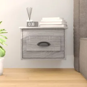 Sonoma gray wall bedside table 41.5x36x28 cm by vidaXL, Nightstands - Ref: Foro24-816388, Price: 35,17 €, Discount: %