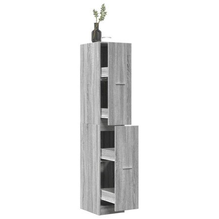 Armario botiquín madera ingeniería gris Sonoma 30x41x174,5 cm en Taquillas y armarios de almacenamiento | Comprar online en Foro