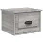 Sonoma grauer Wand-Nachttisch 41,5x36x28 cm von vidaXL, Nachttische - Ref: Foro24-816388, Preis: 35,16 €, Rabatt: %