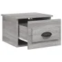 Sonoma grauer Wand-Nachttisch 41,5x36x28 cm von vidaXL, Nachttische - Ref: Foro24-816388, Preis: 35,16 €, Rabatt: %