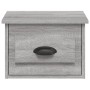 Mesita de noche de pared color gris Sonoma 41,5x36x28 cm de vidaXL, Mesitas de noche - Ref: Foro24-816388, Precio: 35,59 €, D...