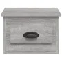 Sonoma grauer Wand-Nachttisch 41,5x36x28 cm von vidaXL, Nachttische - Ref: Foro24-816388, Preis: 35,16 €, Rabatt: %