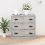 Aparador de madera contrachapada gris hormigón 70x35,5x67,5 cm de vidaXL, Aparadores - Ref: Foro24-816228, Precio: 94,02 €, D...