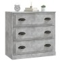 Aparador de madera contrachapada gris hormigón 70x35,5x67,5 cm de vidaXL, Aparadores - Ref: Foro24-816228, Precio: 98,80 €