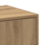 Armario botiquín madera ingeniería roble artisian 30x41x77,5 cm