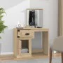 Sonoma oak plywood mirror dressing table 90x50x132.5cm by vidaXL, Bedroom Dressers - Ref: Foro24-816763, Price: 89,59 €, Disc...