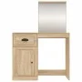 Sonoma oak plywood mirror dressing table 90x50x132.5cm by vidaXL, Bedroom Dressers - Ref: Foro24-816763, Price: 89,59 €, Disc...