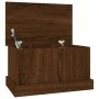 Brown oak plywood storage trunk 50x30x28 cm by vidaXL, Storage trunks - Ref: Foro24-816503, Price: 38,68 €, Discount: %