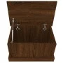 Brown oak plywood storage trunk 50x30x28 cm by vidaXL, Storage trunks - Ref: Foro24-816503, Price: 38,68 €, Discount: %