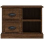 Mesita de noche marrón roble 60x35,5x45 cm de vidaXL, Mesitas de noche - Ref: Foro24-816375, Precio: 51,58 €, Descuento: %