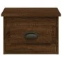 Mesita de noche de pared color marrón roble 41,5x36x28 cm de vidaXL, Mesitas de noche - Ref: Foro24-816390, Precio: 34,09 €, ...