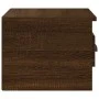 Mesita de noche de pared color marrón roble 41,5x36x28 cm de vidaXL, Mesitas de noche - Ref: Foro24-816390, Precio: 34,09 €, ...