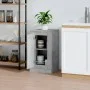 Aparador de madera contrachapada gris hormigón 37,5x35,5x67,5cm de vidaXL, Aparadores - Ref: Foro24-816208, Precio: 42,73 €, ...