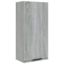 Sonoma grauer Wand-Badezimmerschrank 32x20x67 cm von vidaXL, Schließfächer und Lagerschränke - Ref: Foro24-817061, Preis: 38,...