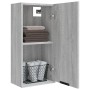 Sonoma grauer Wand-Badezimmerschrank 32x20x67 cm von vidaXL, Schließfächer und Lagerschränke - Ref: Foro24-817061, Preis: 38,...