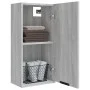 Sonoma grauer Wand-Badezimmerschrank 32x20x67 cm von vidaXL, Schließfächer und Lagerschränke - Ref: Foro24-817061, Preis: 38,...