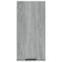 Sonoma grauer Wand-Badezimmerschrank 32x20x67 cm von vidaXL, Schließfächer und Lagerschränke - Ref: Foro24-817061, Preis: 38,...