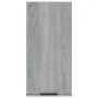 Sonoma grauer Wand-Badezimmerschrank 32x20x67 cm von vidaXL, Schließfächer und Lagerschränke - Ref: Foro24-817061, Preis: 38,...