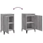 Nachttisch aus grauem Sonoma-Sperrholz, 40 x 35 x 70 cm von vidaXL, Nachttische - Ref: Foro24-819656, Preis: 45,45 €, Rabatt: %