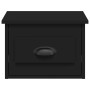 Mesita de noche de pared negro 41,5x36x28 cm de vidaXL, Mesitas de noche - Ref: Foro24-816378, Precio: 32,16 €, Descuento: %