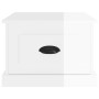 Glossy white plywood coffee table 50x50x35 cm by vidaXL, Coffee table - Ref: Foro24-816250, Price: 47,00 €, Discount: %