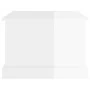 Couchtisch aus glänzend weißem Sperrholz, 50 x 50 x 35 cm von vidaXL, Couchtisch - Ref: Foro24-816250, Preis: 46,51 €, Rabatt: %