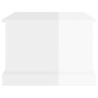 Glossy white plywood coffee table 50x50x35 cm by vidaXL, Coffee table - Ref: Foro24-816250, Price: 47,00 €, Discount: %