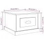 Couchtisch aus glänzend weißem Sperrholz, 50 x 50 x 35 cm von vidaXL, Couchtisch - Ref: Foro24-816250, Preis: 46,51 €, Rabatt: %