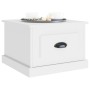 Mesa de centro madera contrachapada blanco 50x50x35 cm de vidaXL, Mesas de centro - Ref: Foro24-816248, Precio: 45,63 €, Desc...