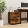 Aktenschrank aus geräuchertem Eichensperrholz Räder 45x38x54cm von vidaXL, Aktenschränke - Ref: Foro24-817135, Preis: 39,62 €...