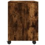 Aktenschrank aus geräuchertem Eichensperrholz Räder 45x38x54cm von vidaXL, Aktenschränke - Ref: Foro24-817135, Preis: 39,62 €...