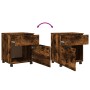 Aktenschrank aus geräuchertem Eichensperrholz Räder 45x38x54cm von vidaXL, Aktenschränke - Ref: Foro24-817135, Preis: 39,62 €...
