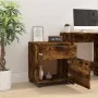 Smoked oak plywood wheeled filing cabinet 45x38x54cm by vidaXL, Filing cabinets - Ref: Foro24-817135, Price: 39,34 €, Discoun...