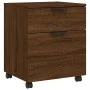Aktenschrank Räder Sperrholz Sonoma Eiche 45x38x54 cm von vidaXL, Aktenschränke - Ref: Foro24-817137, Preis: 49,66 €, Rabatt: %