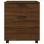 Aktenschrank Räder Sperrholz Sonoma Eiche 45x38x54 cm von vidaXL, Aktenschränke - Ref: Foro24-817137, Preis: 49,66 €, Rabatt: %