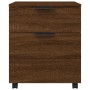 Aktenschrank Räder Sperrholz Sonoma Eiche 45x38x54 cm von vidaXL, Aktenschränke - Ref: Foro24-817137, Preis: 50,42 €, Rabatt: %