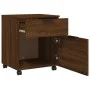 Aktenschrank Räder Sperrholz Sonoma Eiche 45x38x54 cm von vidaXL, Aktenschränke - Ref: Foro24-817137, Preis: 49,66 €, Rabatt: %