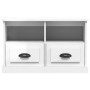 Sperrholz TV-Möbel glänzend weiß 80x35x50 cm von vidaXL, TV-Möbel - Ref: Foro24-816282, Preis: 62,02 €, Rabatt: %