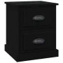 Black plywood bedside table 39x39x47.5 cm by vidaXL, Nightstands - Ref: Foro24-816146, Price: 45,15 €, Discount: %