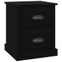 Mesita de noche madera contrachapada negro 39x39x47,5 cm de vidaXL, Mesitas de noche - Ref: Foro24-816146, Precio: 45,00 €, D...