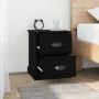 Black plywood bedside table 39x39x47.5 cm by vidaXL, Nightstands - Ref: Foro24-816146, Price: 45,15 €, Discount: %