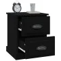 Black plywood bedside table 39x39x47.5 cm by vidaXL, Nightstands - Ref: Foro24-816146, Price: 45,15 €, Discount: %