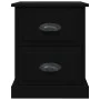 Black plywood bedside table 39x39x47.5 cm by vidaXL, Nightstands - Ref: Foro24-816146, Price: 45,15 €, Discount: %