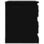 Black plywood bedside table 39x39x47.5 cm by vidaXL, Nightstands - Ref: Foro24-816146, Price: 45,15 €, Discount: %