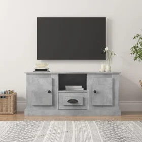 Sperrholz TV-Möbel Beton grau 100x35,5x45 cm von vidaXL, TV-Möbel - Ref: Foro24-816460, Preis: 66,14 €, Rabatt: %